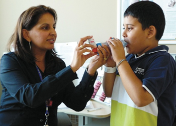 how to manage asthma in children